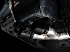 RAM 1500 Performance Exhaust - Rear - AWE Tuning - Cat Back 0FG Single Side Exit - Diamond Black - `09-`18